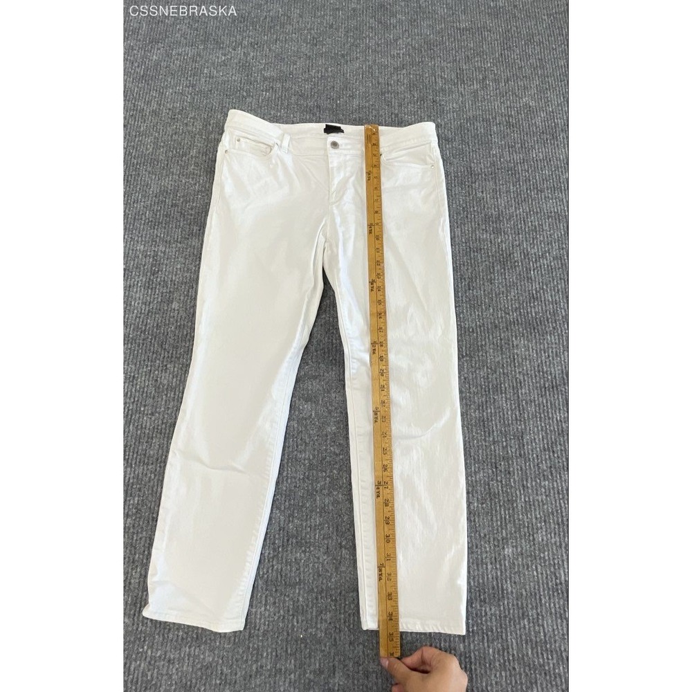 Ann Taylor Women's White Modern Fit Denim Jeans Sz 10 - Picture 6 of 9